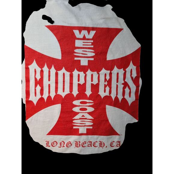 VTG West Coast Chopper CFL Series Skull Fire Flame Long Sleeve TShirt XXL Harley - Picture 4 of 9